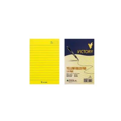 Victory Yellow Pad 1/4 90 leaves