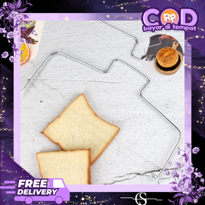 Pemotong Kue Adjustable Wire Cake Cutter Slicer Leveler / Pemotong Kue Slicer Cake Bolu