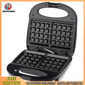Winnereco Belgian Waffle Maker Non-stick Anti-scalding Compact Kitchen Appliance for Breakfast and Snacks