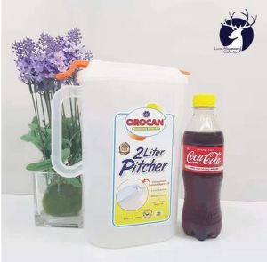 OROCAN WATER PITCHER 2 LITERS WATER JUG DRINKING PITCHER SWIVEL OPEN LID / FRIDGE WATER CONTAINER###