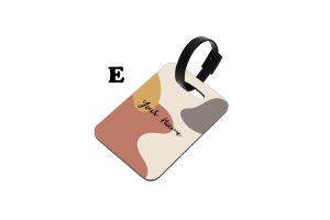 Custom Luggage Tag Bag Tag Tas Koper Korean Abstract Aksesoris Travel Estetik Aesthetic