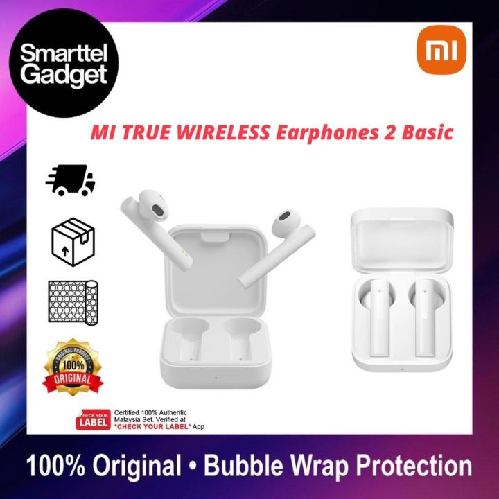Bluetooth Headphones My True Wireless Earbuds Basic Xiaomi Mi True Wireless  Earphone Basic /TWSEJ08WM Trues Wireless