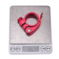 NAPKERY T8 Aluminium Alloy Bike Seat Clamp 5 Colors 31.8/34.9mm Seatpost Clamp  Quick Release Bicycle Seatpost Clamps Bicycle. 