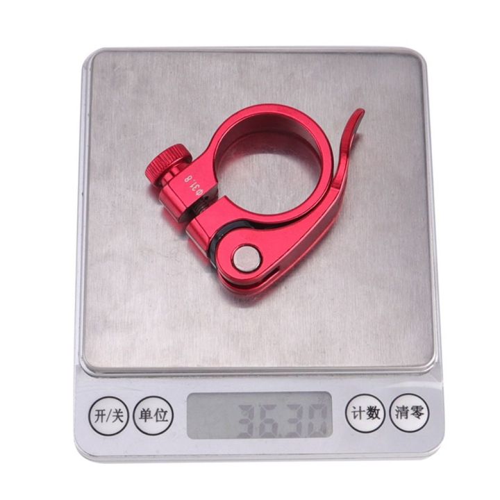 NAPKERY%20T8%20Aluminium%20Alloy%20Bike%20Seat%20Clamp%205%20Colors%2031.8/34.9mm%20Seatpost%20Clamp%20%20Quick%20Release%20Bicycle%20Seatpost%20Clamps%20Bicycle%20-%20Image%204