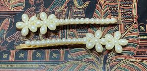 กิ๊บเหน็บผม ลายดอกไม้ กิ๊บมุกเกาหลี