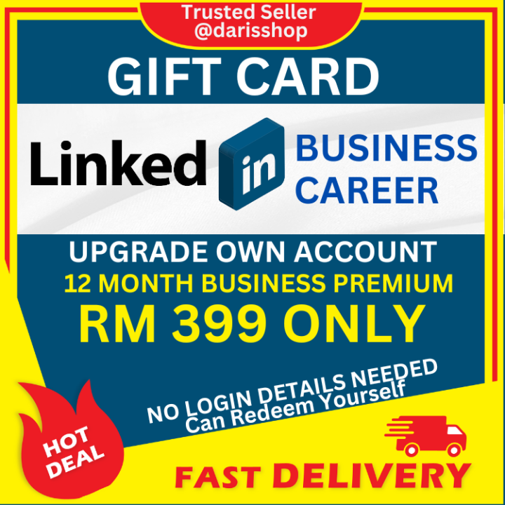 linkedin 6 months premium gift card