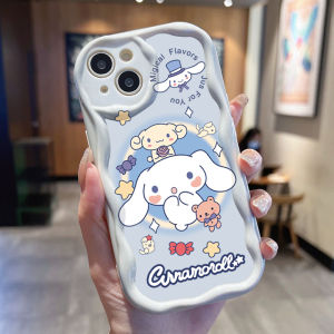 ดีไซน์ใหม่การ์ตูนรูปสุนัขน่ารักเคสโทรศัพท์สำหรับ iPhone 6 6S 7 8 11 12 13 14 6 / 6S บวก7/8 Plus 11 / 12 / 13 Pro 14 Plus 14 Pro 14 Pro Max X XR XS MAX 15 15 Pro 15 Plus 15 Pro Max Cinnamoroll Wave ปลอกอ่อนป้องกันการกระแทก