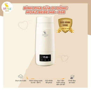 Bình đun nước pha sữa di động Moaz BéBé MB-058
