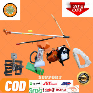 1 Paket Lengkap Cakar Baja Tiller Head Mini Rotary Penggembur Tanah Penyiang Gulma Power Weeder Cultivator Mesin Potong Rumput