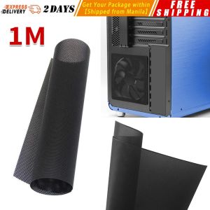❤️【Local Warehouse】1M Cuttable Computer Mesh Sponge Dustproof Cover Chassis Dust CoverDIY PC for CASE Fan Cooler Black Dust Filter Sponge CYB-PVC-Computer-Mesh