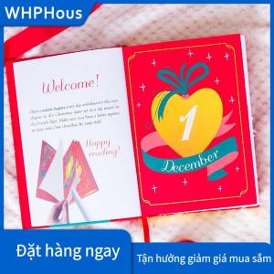 WHPHous 202524 ngày giáng sinh Đêm Trước cuốn Sách Câu Chuyện Tình Yêu quà tặng cho các cặp vợ chồng 24 ngày của Giáng sinh tình yêu cuốn sách lịch phiêu lưu lịch phiêu lưu