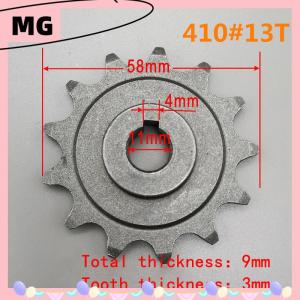 【Magical House】[ New Hot Fashion] 9 13 Teeth Electric Vehicle Type 410 Bike Chain Wheel Pinion Gear Motor Sprocket Carbon Steel Gear For Ordinary Bicycle Parts