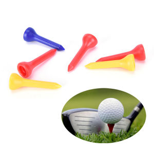 pamelaea 100PCS 36mm Pride Professional Tee Evolution Plastic Performance Golf Tees