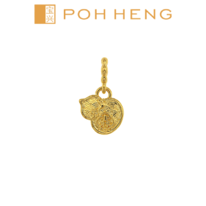 Poh Heng Jewellery 22K Auspicious Gourd Charm in Yellow Gold *Online Exclusive*[Price By Weight]