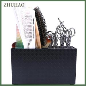 ZHUHAO Salon cắt tóc kéo Lược Clip giá lưu trữ hộp làm tóc mỹ phẩm công cụ