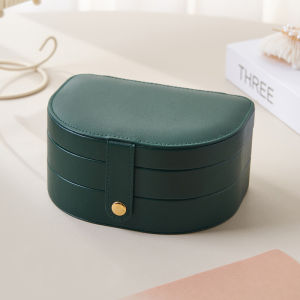 PU Leather Travel Jewellery BoxJewellery Organiser for Rings Necklaces BraceletsEarring