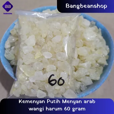 Kemenyan Putih Menyan Arab 60 Gram Wangi Harum Soft Pengharum Dupa