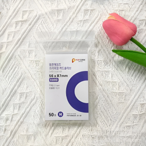 50PCS Popcorn Sleeves Transparent Photocard Protective Film Popcorn Card Storage Kad Popcorn 卡膜