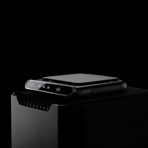 EKLEVA USB Air Purifier Solar Panel Car Negative Ion Air Purifier 1200mAh Battery Activated Carbon Filter Car Air Cleaner Hepa Filter