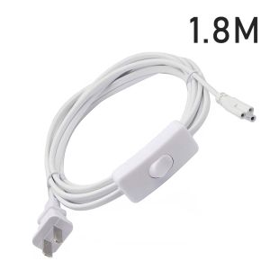 Kabel Sambungan Lampu T5 / T8 With Switch Saklar On Off Soket T5 Fitting Konektor Lampu 3 Jalur Kabel Lampu Panjang 0.5/1.8M