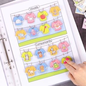 SALE! HỌC LIỆU BÓC DÁN montessori Hoạt động tiếng anh cơ bản - Đồ chơi giáo dục sớm Montessori cho bé