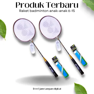 2 RAKET YONEX CARBONEX 9 BULU TANGKIS ANAK - RAKET BADMINTON ANAK - RAKET PEMULA - Raket Olahraga Badminton Anak Bulutangkis Mainan Anak Biasa Remaja Asli Berkualitas Awet Best Seller COD Promo Termurah