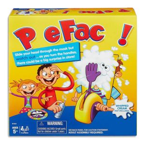 Pie Face Table Game Parent-Child Interactive Cake Cream Pie for Boys Girls Kids Birthday Toys 单人/双人抖音游戏奶油巴掌砸派机整蛊玩具 (1257 / 1254)