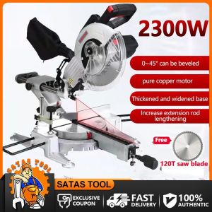 2300W 10" Slide Bar Composite Aluminum Cutter Mitre Saw 100% Original (with Laser Capability)