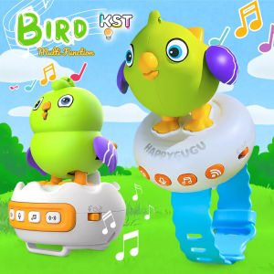 [KST] Burung Interaktif Mainan Edukatif Rekaman Suara Musik Gerak Sayap Kado Ulang Tahun Anak