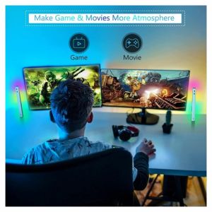 AUDIO SPECTRUM INDICATOR BAR LED RGB FOR ( CAR GAMING TV SPEAKER )