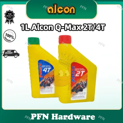 Alcon Q-Max 4T Oil Motorcycle (0.946 Litres) Minyak 4T Motorsikal 2 Stroke Oil Dinamik Sport