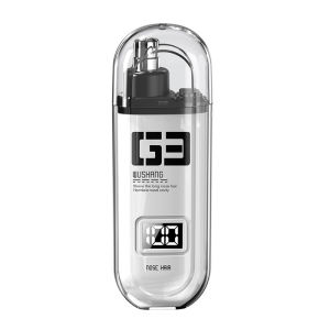 Portable Electric Nose and Ear Hair Trimmer with Antibacterial Stainless Steel Cutter