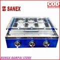 PRODUK ORI Sanex KP03 Kompor Panggang Sosis Sate BBQ Grill 3 Tungku BISA PILIH VARIAN. 