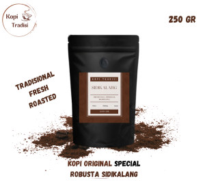 Kopi Bubuk Original Special Robusta Sidikalang 250 gr | Kopi Hitam Kualitas Super