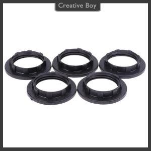 [Creative] 5 cái E14 E27 chụp đèn Vòng cổ áo Nhẫn Threaded candelabra Cơ Sở Lưu Giữ Khóa ánh sáng Shades ổ cắm giảm Vòng Giữ bóng đèn