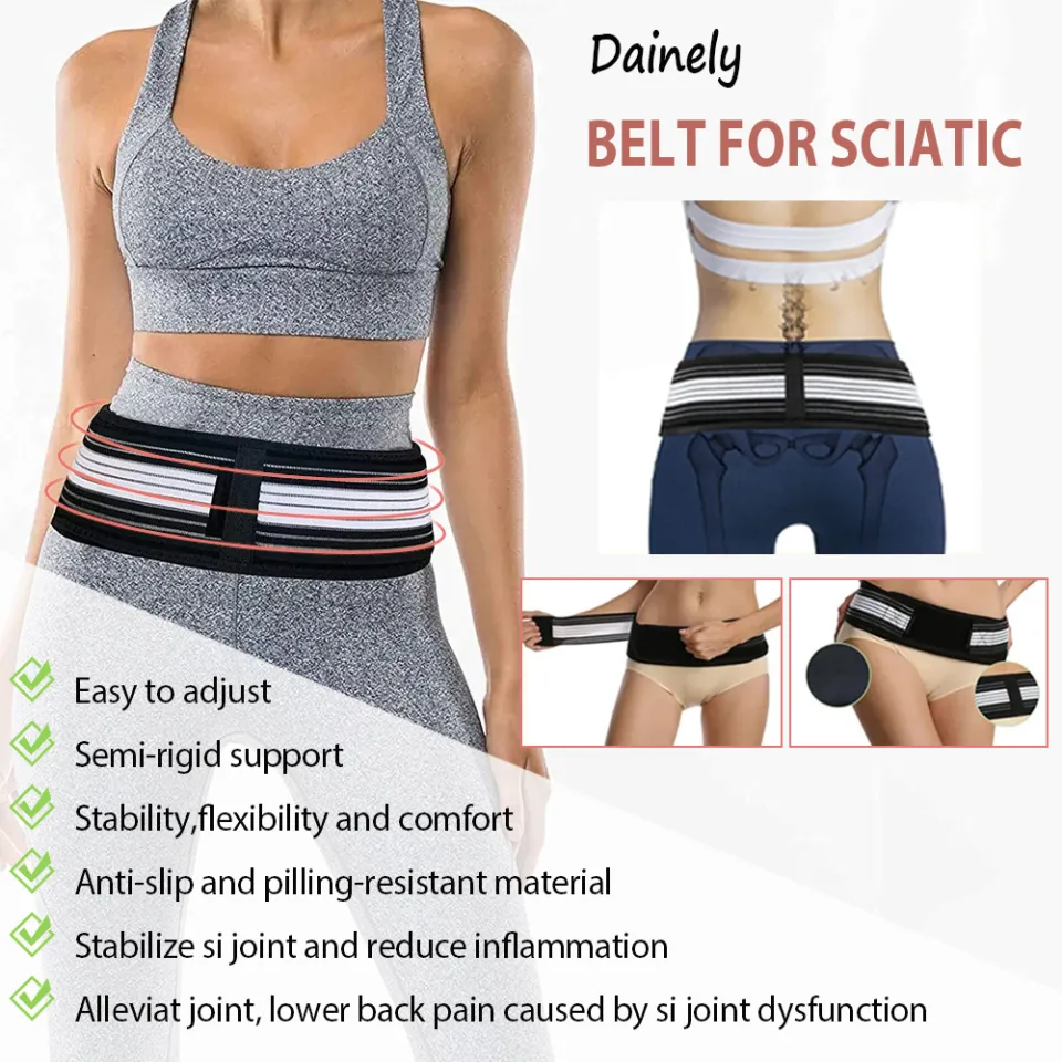 Playactive Croiliac Si Joint Hip Belt - Lower Back Support Brace For Men  And Women - Hip Braces For Hip Pain - Pelvic Support Belt - Trochanter Belt  