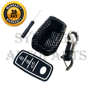 Case Carbon Smartkey Cover Key Kunci Toyota Fortuner - 7113