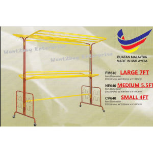 3V Strong Large High Metal Cloth Clothes Drying Towel Stand Hanger Rack Outdoor Ampai Sidai Penyidai Baju Gantung Tuala