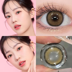 【2025 Paling Tren】🔥Magister Softlens Ukuran 14 Normal Soflens 1 Pasang Lensa Kontak Warna Ochre Grey Soflen Korea Aesthetic