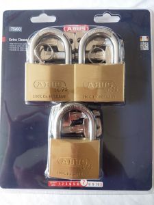 [chính hãng]Khóa Đồng ABUS 75/60 Bộ MK3 - BỘ 3 Ổ KHOÁ - KÈM CHÌA CHỦ