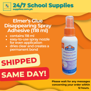 Elmers Glue Multi-purpose Spray Adhesive Disappearing - 118 ml school and office supplies