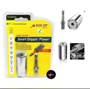 Gastor Adaptor Mata Shock Sok Soket SOLID Universal Kepala Socket