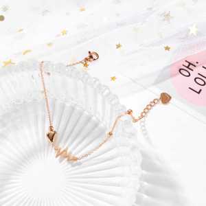 Gelang Rantai Titanium Wanita Titanium / Gelang Wanita Dewasa / Gelang Titanium