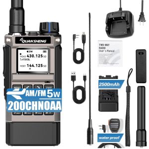 Quansheng UV-K1(8) 50-600MHz Full Band Air Band Walkie Talkie UHF VHF Ham Radio Wireless Copy Type-C Charging2026