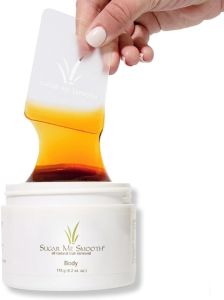 Sugar Me Smooth Body Sugar Wax – Gentle On Skin And Less Painful Hair Removal In A Simple System No Strips No Heat Water Soluble All-Natural Solution For All Skin & Hair Types