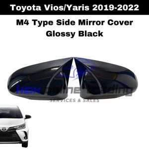 Toyota Vios/Yaris 2019-2022 M4 Type Side Mirror Protector Cover