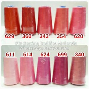Senorita 100g Benang Jahit Tepi GEBU Benang Kapas (Polyester Yarn)