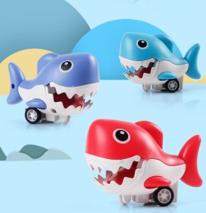 Mainan Ikan Hiu Baby Shark berjalan tidak pakai baterai Baby Toys Mainan Tarik Anak Bayi MURAH
