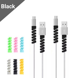 Cable Protector Spiral / Pelindung Kabel Charger / Penutup ujung Kabel / Lightning Saver iPhone Mac