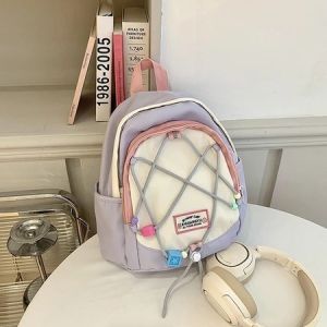 Tas Ransel mini Wanita lucu Tas Sekolah Anak Perempuan Kecil Vintage korea import fashion kekinian backpack tas cantik